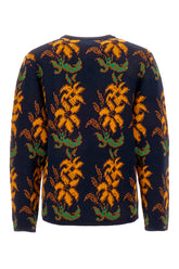 Embroidered wool oversize sweater -  | Wise