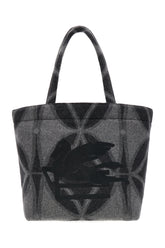 Printed wool medium handbag -  | Wise