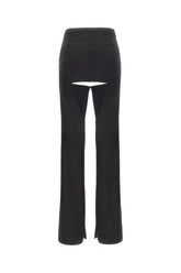 Black stretch wool pant -  | Wise