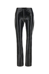 Black vinyl pant -  | Wise