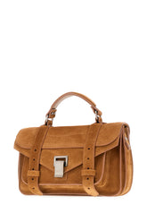 Biscuit suede leather PS1 Tiny handbag -  | Wise