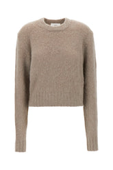 Grey stretch alpaca blend sweater -  | Wise