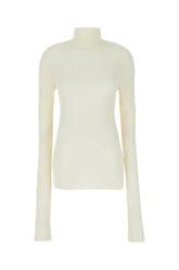 Ivory viscose blend sweater -  | Wise