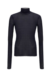 Maglione in misto viscosa blu -  | Wise