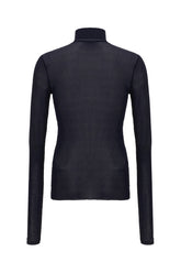 Maglione in misto viscosa blu -  | Wise