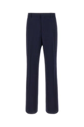 Pantalone in lana blu notte -  | Wise