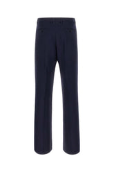 Midnight blue wool pants -  | Wise