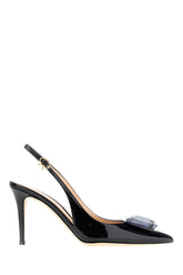 Black leather Jaipur pumps -  | Wise