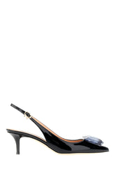 Black leather Jaipur pumps -  | Wise