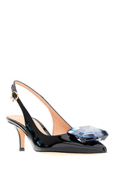 Black leather Jaipur pumps -  | Wise