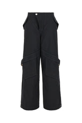 Pantalone cargo in misto cotone nero -  | Wise