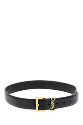 Black leather belt -  | Wise