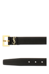 Black leather belt -  | Wise