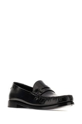 Black leather loafers -  | Wise