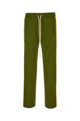 Military green polyester blend joggers -  | Wise