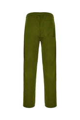 Military green polyester blend joggers -  | Wise