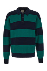 Maglione in lana e cotone bicolor -  | Wise