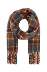 Printed alpaca blend scarf -  | Wise