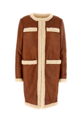 Giubbino in eco shearling marrone -  | Wise