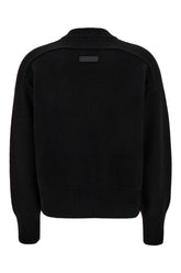 Black wool oversize sweatear -  | Wise