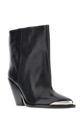 Black leather boots -  | Wise