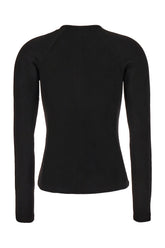 Top in misto viscosa nera -  | Wise