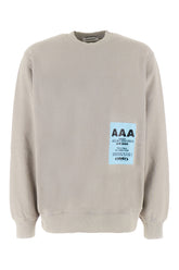 Light grey cotton sweatshirt -  | Wise