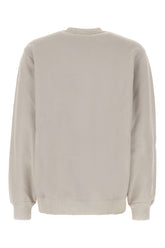 Light grey cotton sweatshirt -  | Wise