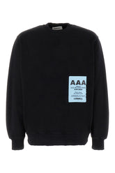 Black cotton sweatshirt -  | Wise