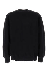 Black cotton sweatshirt -  | Wise