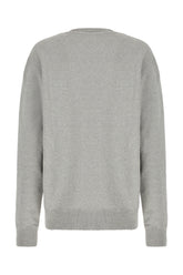 Felpa oversize in misto cotone grigio -  | Wise