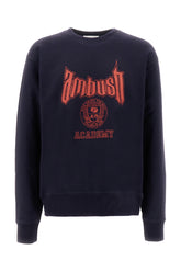 Midnight blue cotton blend sweatshirt -  | Wise