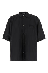 Black poplin oversize shirt -  | Wise