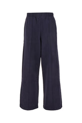 Pantalone jogging in cotone blu notte -  | Wise