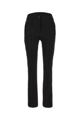 Black stretch nylon blend pant -  | Wise