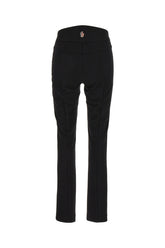 Black stretch nylon blend pant -  | Wise