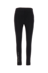 Black stretch nylon leggings -  | Wise