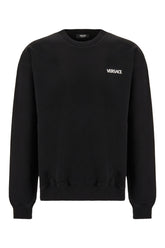 Black cotton oversize sweatshirt -  | Wise