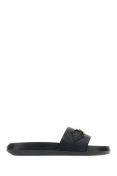 Slippers Medusa Biggie in pelle nera -  | Wise