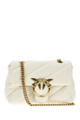 Chalk nappa leather mini Love Puff crossbody bag -  | Wise