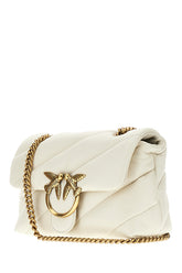 Chalk nappa leather mini Love Puff crossbody bag -  | Wise