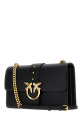 Black leather Classic Icon Love crossbody bag -  | Wise