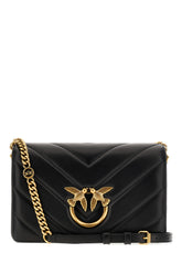 Black nappa Classic Love crossbody bag -  | Wise