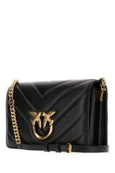 Black nappa Classic Love crossbody bag -  | Wise