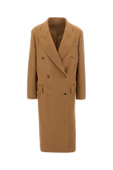 Biscuit wool blend Emily coat -  | Wise