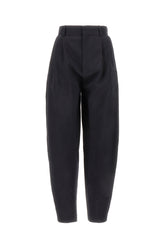 Midnight blue wool pant -  | Wise