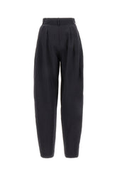 Pantalone in lana blu notte -  | Wise