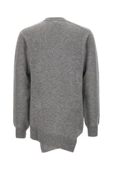 Maglione in lana grigio melangé -  | Wise