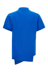 Polo in piquet blu -  | Wise