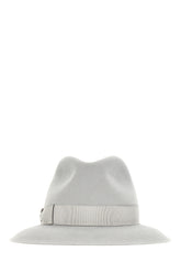 Grey felt Claudette hat -  | Wise